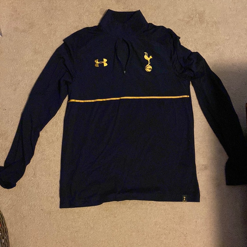 Tottenham hotspur 1/4 zip. Size large